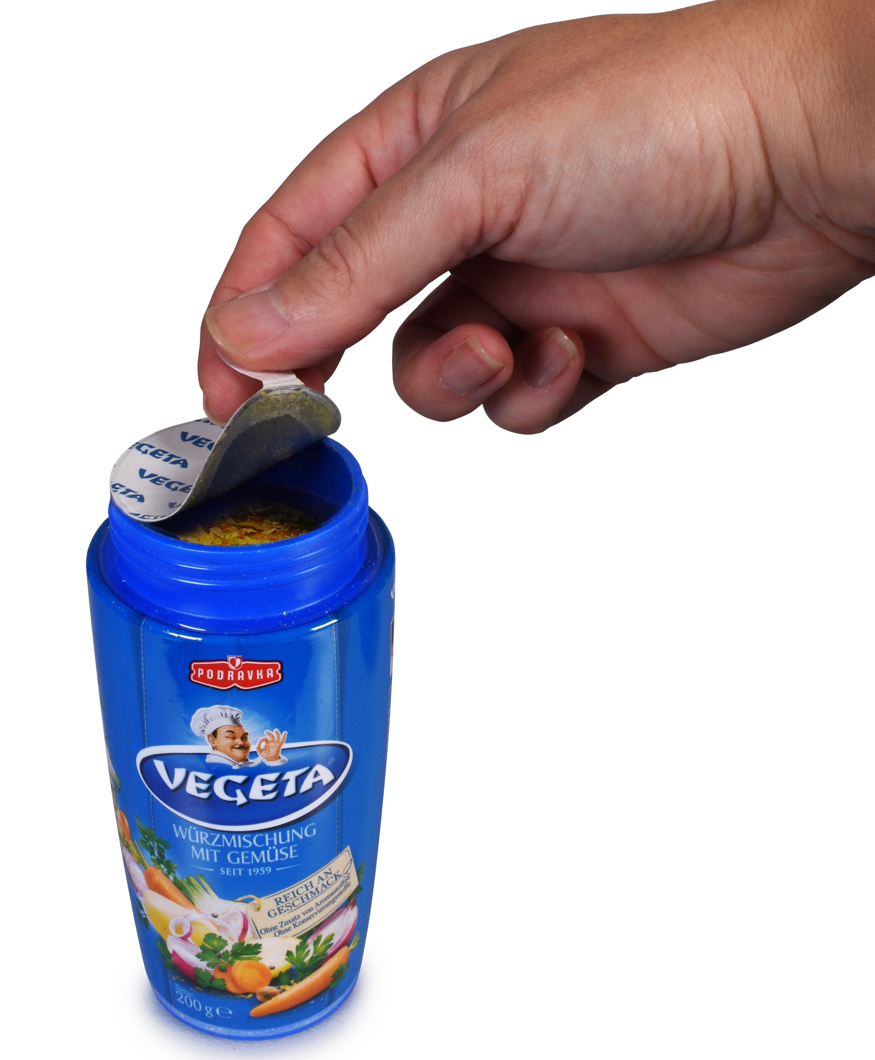 Vegeta condiment shaker of Podravka Group